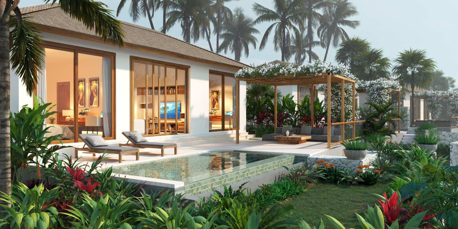 MODERN 2 BEDROOM VILLA FOR SALE LEASEHOLD CLOSE TO BEACH IN NUSA PENIDA BE-1137 